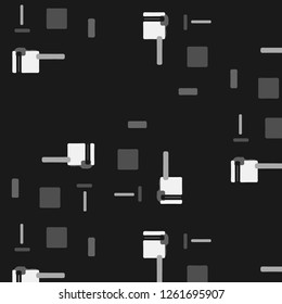 Halftone monochrome texture background. Abstract vintage black and white vector illustration Texture