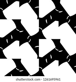 Halftone monochrome texture background. Abstract vintage black and white vector illustration Texture