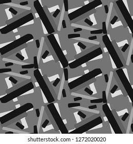 Halftone monochrome texture background. Abstract vintage black and white vector illustration Texture