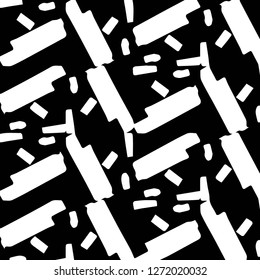 Halftone monochrome texture background. Abstract vintage black and white vector illustration Texture