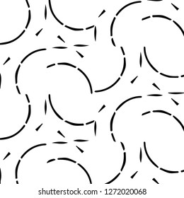 Halftone monochrome texture background. Abstract vintage black and white vector illustration Texture