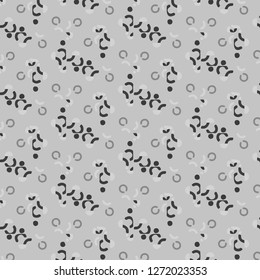 Halftone monochrome texture background. Abstract vintage black and white vector illustration Texture