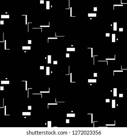 Halftone monochrome texture background. Abstract vintage black and white vector illustration Texture