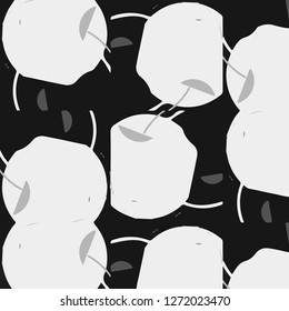 Halftone monochrome texture background. Abstract vintage black and white vector illustration Texture