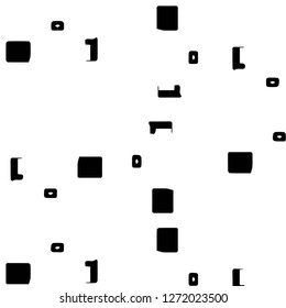 Halftone monochrome texture background. Abstract vintage black and white vector illustration Texture