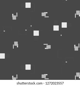 Halftone monochrome texture background. Abstract vintage black and white vector illustration Texture