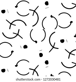 Halftone monochrome texture background. Abstract vintage black and white vector illustration Texture