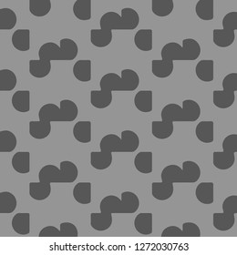 Halftone monochrome texture background. Abstract vintage black and white vector illustration Texture