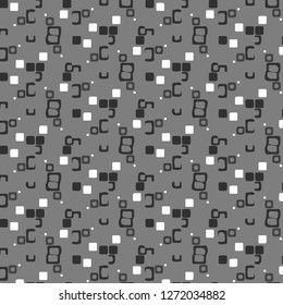 Halftone monochrome texture background. Abstract vintage black and white vector illustration Texture