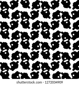 Halftone monochrome texture background. Abstract vintage black and white vector illustration Texture