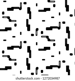 Halftone monochrome texture background. Abstract vintage black and white vector illustration Texture