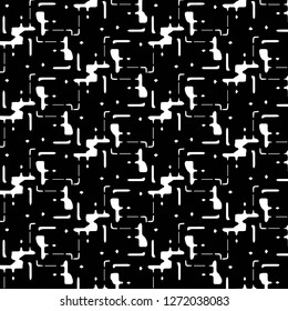 Halftone monochrome texture background. Abstract vintage black and white vector illustration Texture
