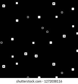 Halftone monochrome texture background. Abstract vintage black and white vector illustration Texture