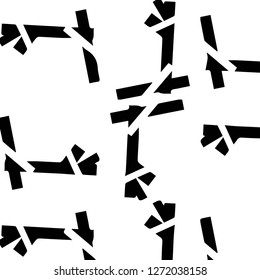 Halftone monochrome texture background. Abstract vintage black and white vector illustration Texture