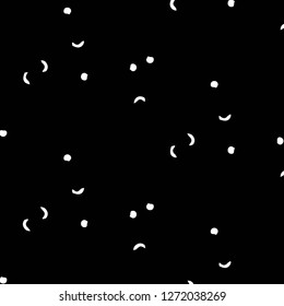 Halftone monochrome texture background. Abstract vintage black and white vector illustration Texture