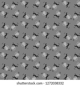 Halftone monochrome texture background. Abstract vintage black and white vector illustration Texture