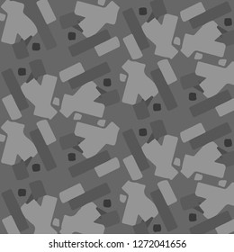 Halftone monochrome texture background. Abstract vintage black and white vector illustration Texture