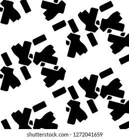 Halftone monochrome texture background. Abstract vintage black and white vector illustration Texture