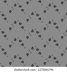 Halftone monochrome texture background. Abstract vintage black and white vector illustration Texture