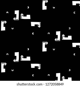 Halftone monochrome texture background. Abstract vintage black and white vector illustration Texture