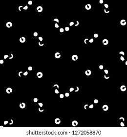 Halftone monochrome texture background. Abstract vintage black and white vector illustration Texture