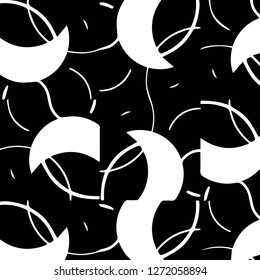 Halftone monochrome texture background. Abstract vintage black and white vector illustration Texture