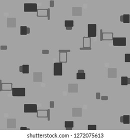 Halftone monochrome texture background. Abstract vintage black and white vector illustration Texture