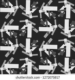 Halftone monochrome texture background. Abstract vintage black and white vector illustration Texture