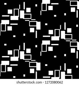 Halftone monochrome texture background. Abstract vintage black and white vector illustration Texture
