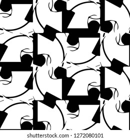 Halftone monochrome texture background. Abstract vintage black and white vector illustration Texture