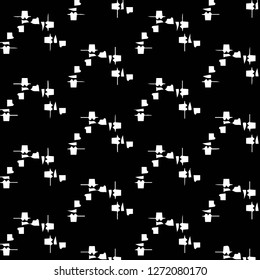 Halftone monochrome texture background. Abstract vintage black and white vector illustration Texture