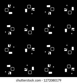 Halftone monochrome texture background. Abstract vintage black and white vector illustration Texture