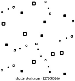 Halftone monochrome texture background. Abstract vintage black and white vector illustration Texture