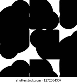 Halftone monochrome texture background. Abstract vintage black and white vector illustration Texture