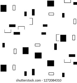 Halftone monochrome texture background. Abstract vintage black and white vector illustration Texture