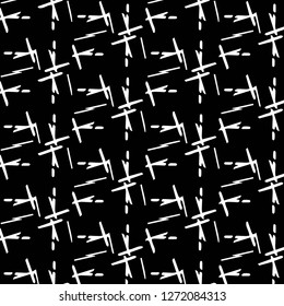 Halftone monochrome texture background. Abstract vintage black and white vector illustration Texture