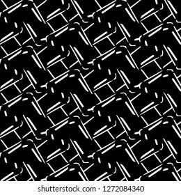 Halftone monochrome texture background. Abstract vintage black and white vector illustration Texture