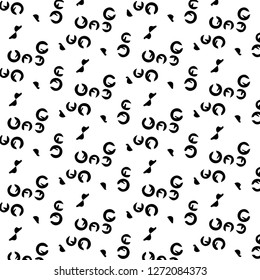 Halftone monochrome texture background. Abstract vintage black and white vector illustration Texture