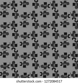 Halftone monochrome texture background. Abstract vintage black and white vector illustration Texture