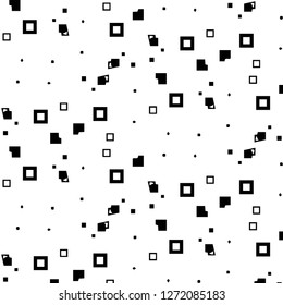 Halftone monochrome texture background. Abstract vintage black and white vector illustration Texture