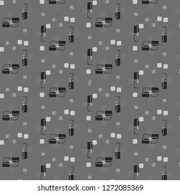 Halftone monochrome texture background. Abstract vintage black and white vector illustration Texture