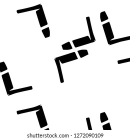 Halftone monochrome texture background. Abstract vintage black and white vector illustration Texture