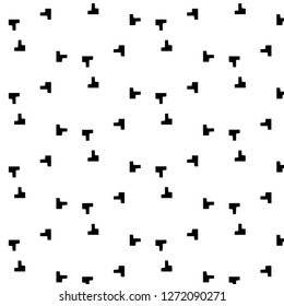 Halftone monochrome texture background. Abstract vintage black and white vector illustration Texture
