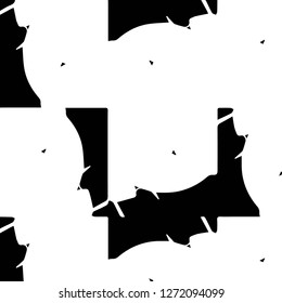 Halftone monochrome texture background. Abstract vintage black and white vector illustration Texture