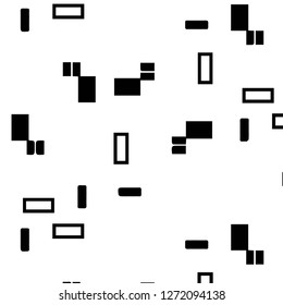 Halftone monochrome texture background. Abstract vintage black and white vector illustration Texture