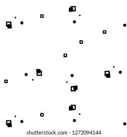 Halftone monochrome texture background. Abstract vintage black and white vector illustration Texture