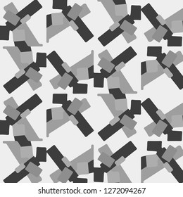 Halftone monochrome texture background. Abstract vintage black and white vector illustration Texture