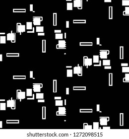 Halftone monochrome texture background. Abstract vintage black and white vector illustration Texture