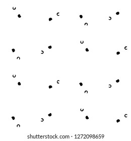 Halftone monochrome texture background. Abstract vintage black and white vector illustration Texture