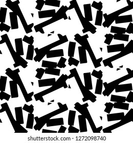 Halftone monochrome texture background. Abstract vintage black and white vector illustration Texture